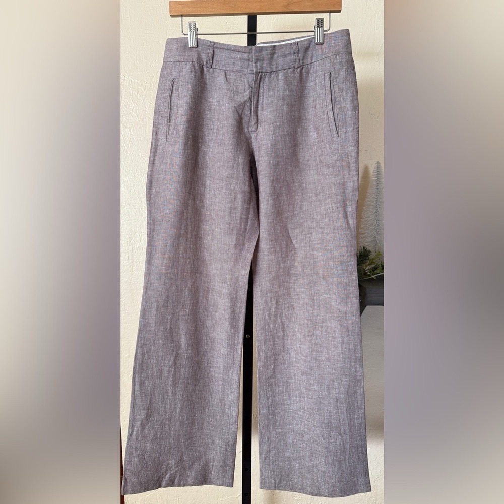Banana Republic wide leg linen pants